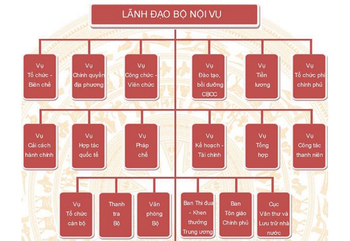 Cơ cấu nhiệm vụ và quyền hạn của Sở Nội vụ và Phòng chuyên môn cấp xã